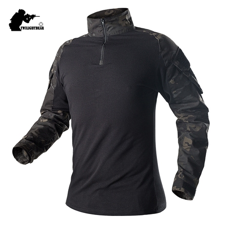 US Army Tactical Military Uniform Airsoft Camouflage Combat-Proven Shirts Rapid Assault Long Sleeve Shirt Battle Strike 5XL ► Photo 1/6