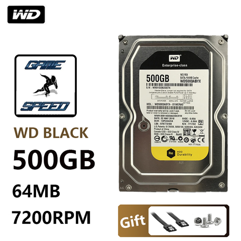 Price History Review On Wd Black 500g Hard Disk Drive Desktop Game Gamer Gaming Hdd Hd Mechanical Black Disk Sata3 Serial Port 70 Rpm 64mb Aliexpress Seller Ironmen Storage