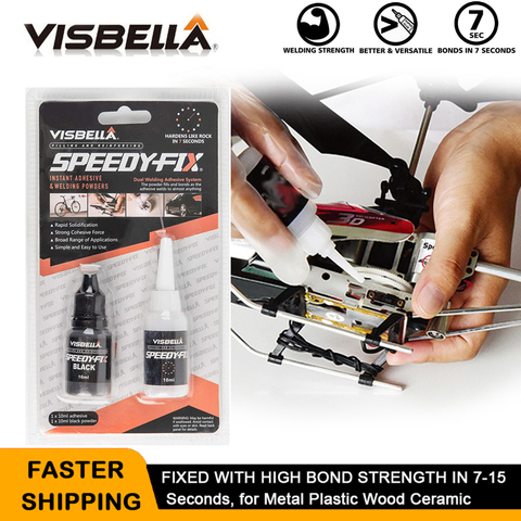 VISBELLA 7 Second Speedy Fix Quick Bonding Glue Professional Fast Dry  Reinforcing Adhesive for Metal Plastic Wood Ceramic Repair - Price history  & Review, AliExpress Seller - Visbella Official Store