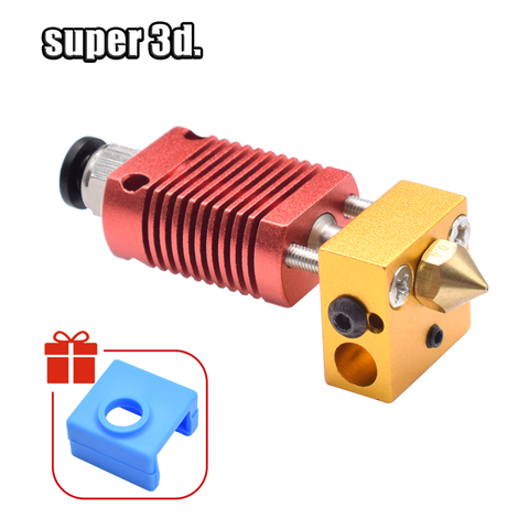 1set 3D Printer Parts MK8 Assembled Extruder Hot End kit For Ender 3 CR10 Printer 0.4mm 1.75mm Nozzle cr10 hotend ► Photo 1/6