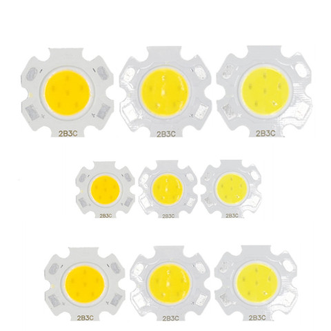 5pcs 3W 5W 7W 10W LED Source Chip High Power LED COB Light Bulb 20MM 28MM 13MM Light Lamp Spotlight Down light Lamps Cold White ► Photo 1/5