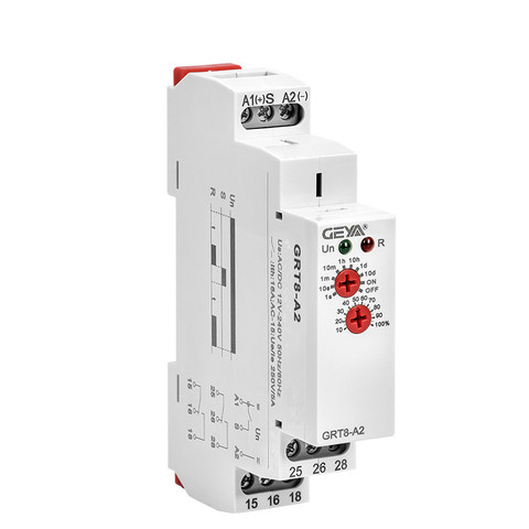 Delay on Time Relay 12V 24V 220V DIN Rail Type Electronic Timer Relay 220V AC230V OR AC/DC12-240V ► Photo 1/6