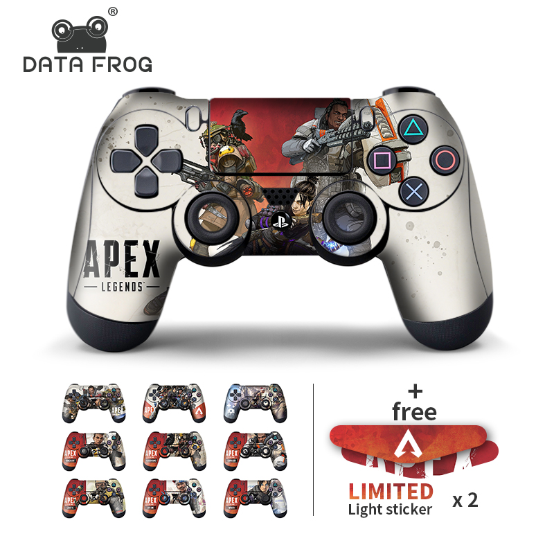 Buy Online Data Frog 2pcs Stickers For Apex Legends Controller Skins For Sony Playstation4 Game Controller For Ps4 Slim Pro Stickers Alitools