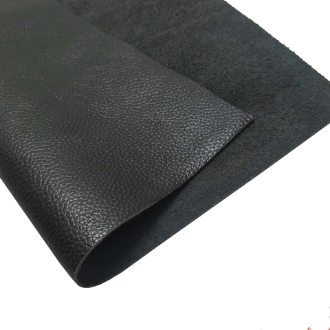 Black Leather Cowhide Top Layer Leather Sofa Fabric Whole Large Soft Seat Leather ► Photo 1/6