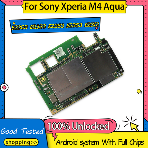 Replacement For Sony Xperia M4 Aqua E2303 E2333 E2363 E2353 E2312 Motherboard ,High Quality For Sony Xperia M4 Aqua Logic Board ► Photo 1/1