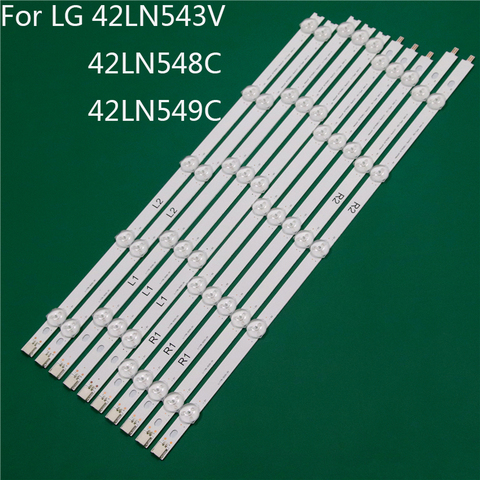 LED TV Illumination Part For LG 42LN549C 42LN543V 42LN548C LED Bars Backlight Strips Line Ruler 42