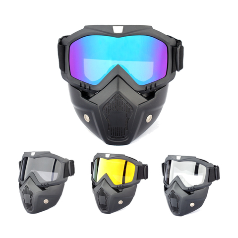Tactical Full Face Goggles Kids Water Soft Ball Paintball Airsoft CS Toys Guns Shooting Games Protection For Nerf Windproof Mask ► Photo 1/6