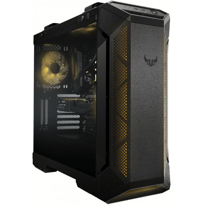 Asus TUF Gaming GT501 computer case (EATX, RGB backlight, 120mm and 140mm fans, glass side panel) ► Photo 1/6