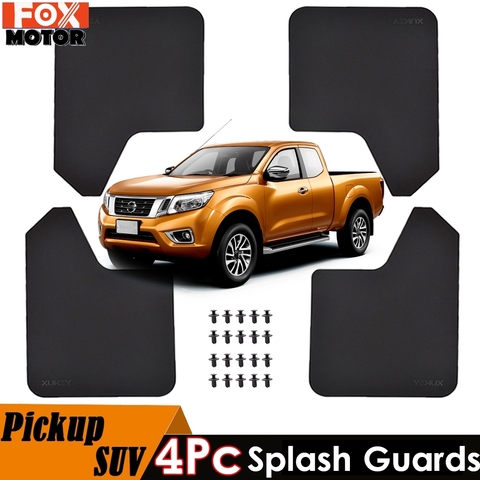 Racing Mud Flaps Mudflaps Splash Guards Mudguards For Nissan Navara Frontier Brute D40 D22 NV200 Titan A60 A61 Pathfinder 4X4 ► Photo 1/6