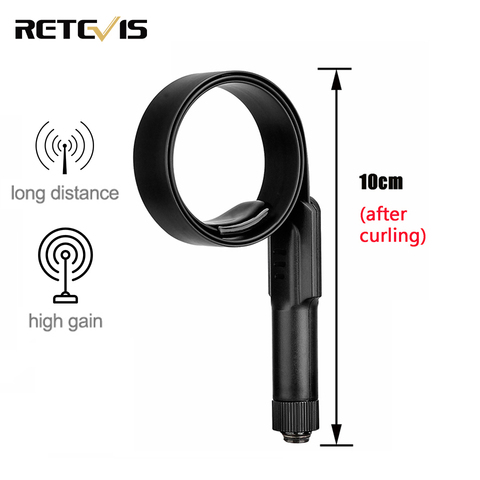 Retevis HA05 SMA-F Tactical Antenna High Gain 2.15/3.2 dBi UHF VHF Dual Band for Kenwood Baofeng UV5R UV82 888S Retevis for TYT ► Photo 1/6