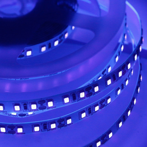 Ultraviolet UV lamp 395-405nm 5m 600 Led Strip Black light 5050 2835 SMD Fluorescent Detection Violet Lure tape lamp Decoration ► Photo 1/6