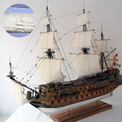 New Hobby Scale 1/50  Luxury classic sail boat San Felipe warship 1200 mm 47.2