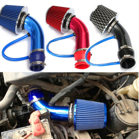 Car Modification Large High Flow Air Filter Kit Mushroom Head Air Intake Auto Universal 3inch/76mm Aluminum Alloy Intake Pipe ► Photo 1/1