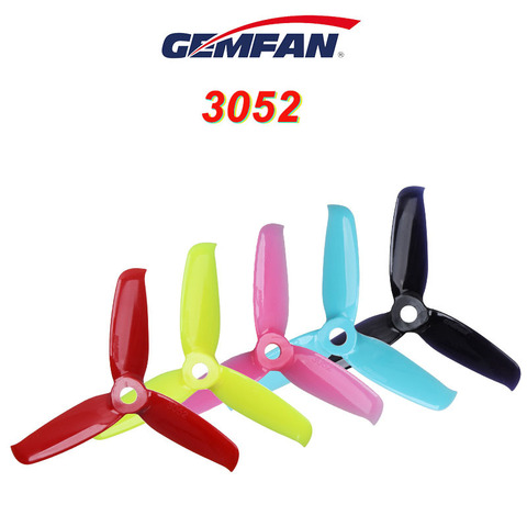 Gemfan Flash 3052 3X5.2X3 3-Blade 3inch PC Propeller 5mm Hole for RC FPV Racing Freestyle 3inch Toothpick Cinewhoop Duct Drones ► Photo 1/6