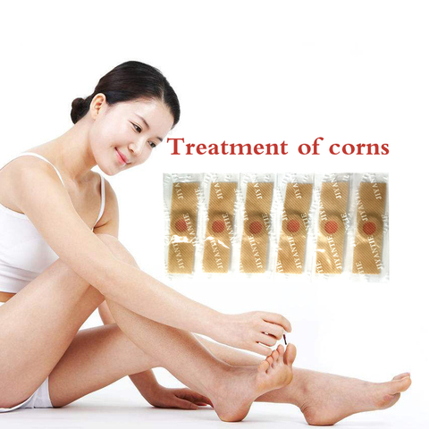 6Pcs Foot Corn Remover Pads Plantar Wart Thorn Plaster Patches Callus  Removal 