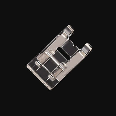 1pc Clear Open Toe Satin Stitch Presser Foot For All Domestic Low Shank Snap-on Sewing Machine Accessories ► Photo 1/5