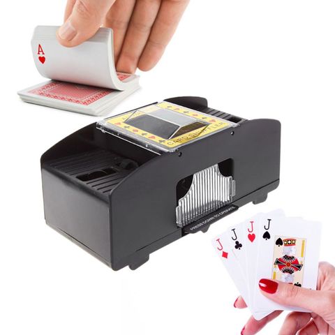 Automatic Poker Card Shuffler Board Games Battery Operated Playing Cards Shuffle R66E ► Photo 1/6