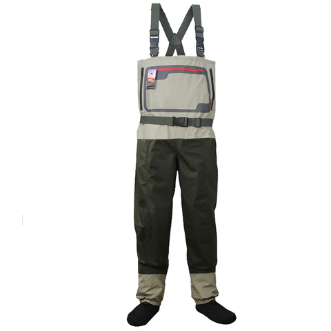 Fishing Waterproof Pants Waders  Fly Fishing Waist Waders Pant - Men's  Fishing - Aliexpress