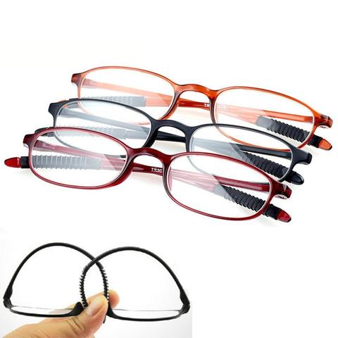 TR90 Flexible Unisex Reading Glasses Ultralight Eyeglasses Pressure Reduce +1.0~+4.0 ► Photo 1/6