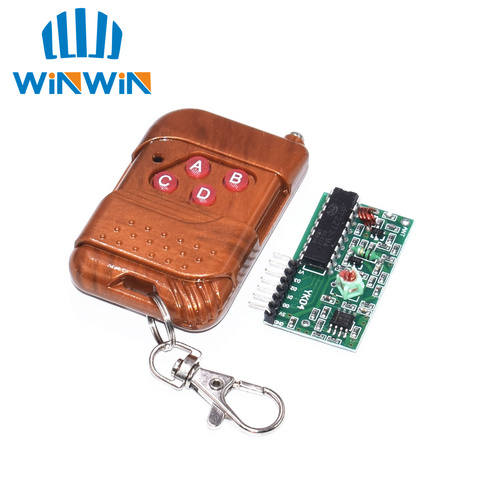 C04 1set IC 2262/2272 4 CH 315Mhz Key Wireless Remote Control Kits Receiver module ► Photo 1/1