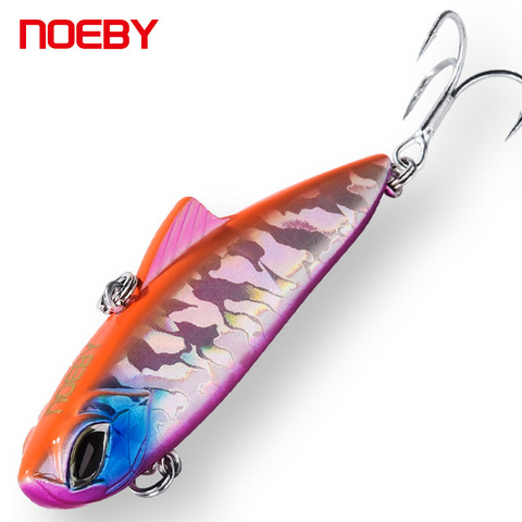 NOEBY 9499 Fishing Lure Sinking VIB Stream Hard Vibrator Hooks Artificial Bait with 3D Eyes 85mm24.5g ► Photo 1/6