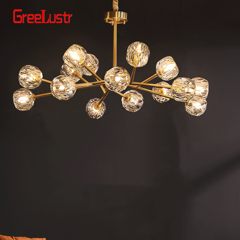 Nordic Crystal Ball Led Ceiling Chandelier Light Branch Design Copper Res Hang Lamp Indoor Decor Lighting Fixtures History Review Aliexpress Er Greer Factory Alitools Io - Led Ceiling Ball Lights