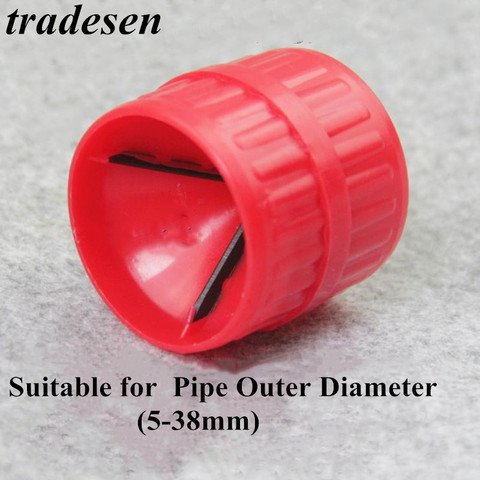 pvc/ppr/upvc Red The pipe chamfering machine Plastic pipe/brass Inside and Outside the Reamer ► Photo 1/5