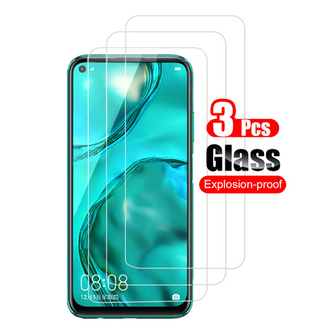 3PCS Tempered Glass for Huawei P30 P40 Lite E P20 Mate 20 Lite P smart Y6 2022 Screen Protector Glass on the P 40 30 Mate20 lite ► Photo 1/6