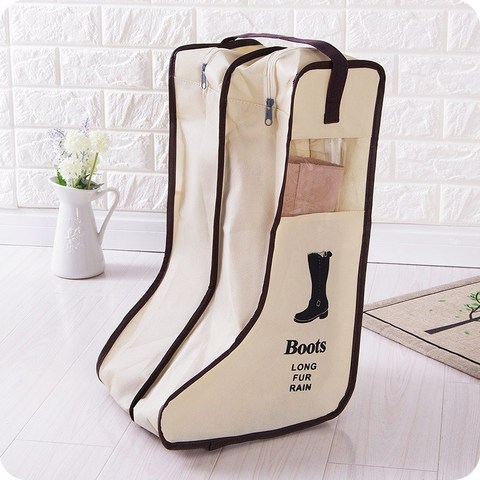 Portable Shoes Storage Bags Long Riding Rain Boots Waterproof Dustproof Organizer Travel Zipper Pouch Accessories Supplies Item ► Photo 1/1