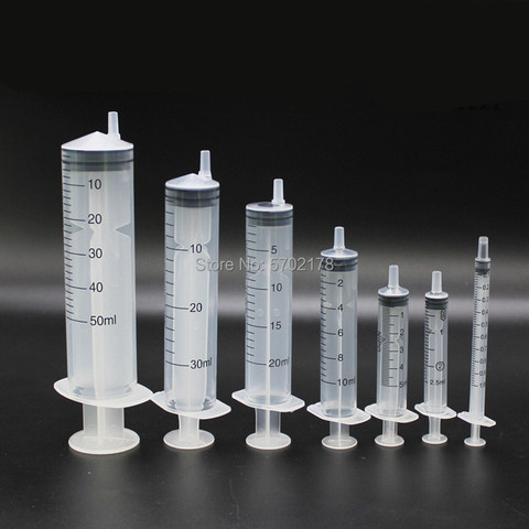 Plastic syringe needleless syringe 1/3/5/10/20/30/50/100/ml ► Photo 1/6