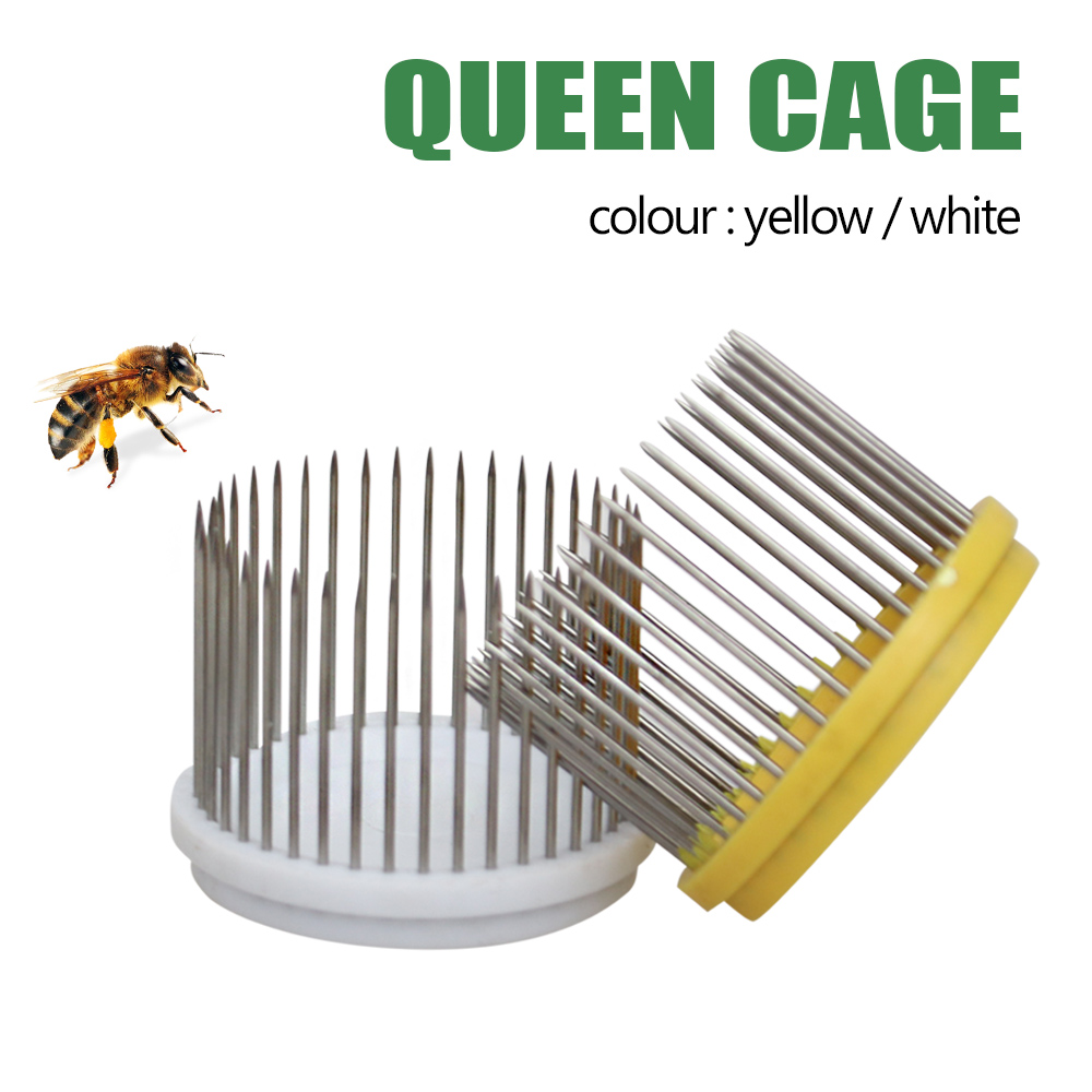 2pcs New Beekeeping Equipment Stainless steel Cage For Queen Bees 