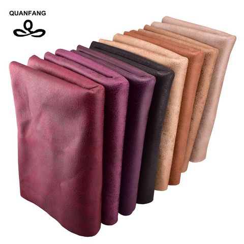 QUANFANG High Quality Technical Imitation Faux leather sofa fabric Soft leather Quilting DIY Sewing Furniture Cushion bag sofa ► Photo 1/6