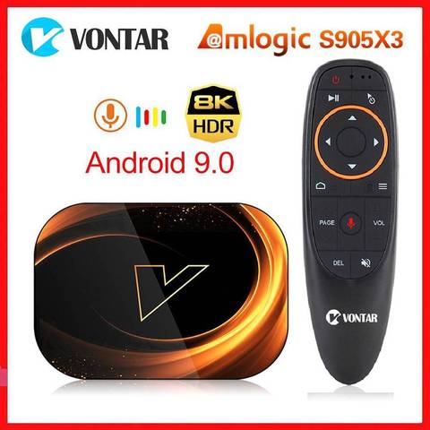 Vontar X3 Amlogic S905X3 Android 9.0 TV Box 4GB RAM 64GB ROM 32G 128GB Smart 8K Set Top Box 1000M Dual Wifi Youtube ► Photo 1/6