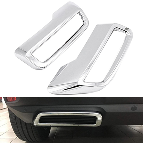 for Peugeot 3008 5008 Allure 2017 - 2022 Exhaust Pipe Tail Cover ABS Rear Exhaust Muffler End Pipe Cover Decoration Trim ► Photo 1/6