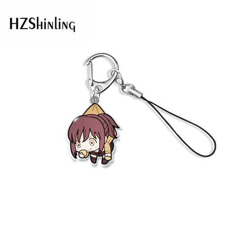 2022 Attack on Titan Cartoon Anime Acrylic Keychain   Resin Epoxy Mobile Phone Multi-using Keychain ► Photo 1/6