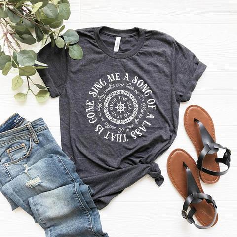 Sing Me a Song Shirt Skye Boat Outlander Book Series T-Shirt Jamie Fraser Shirts Fraser Ridge Clan Tv Series Tee Sassenach Shirt ► Photo 1/6