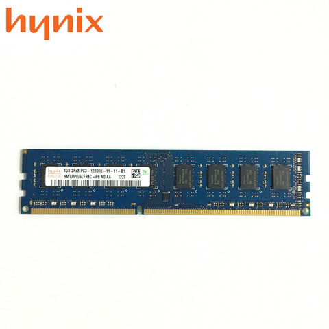 hynix chipset PC Memory RAM Memoria Module Computer Desktop DDR3 4GB PC3 12800U 4G 1600 MHZ ► Photo 1/2