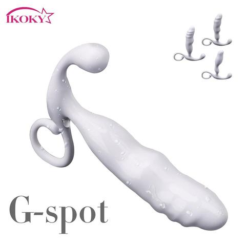 IKOKY G-spot Stimulator Male Anal Prostate Massager Anal Butt Plug Adult Products Sex Toys for Men Erotic Toys Sex Products ► Photo 1/6