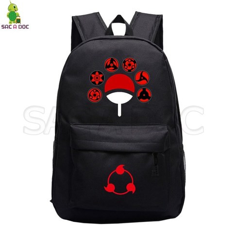 Anime Naruto USB Backpack Travel Laptop Shoulder Bag Cartoon Student Bag