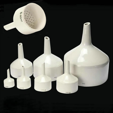 40mm to 300mm Porcelain Buchner funnel Chemistry Laboratory Filtration Filter Kit Tools Porous Funnel ► Photo 1/4