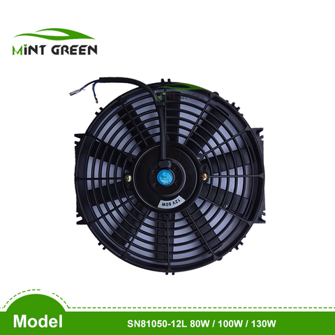 16 Inch Universal Push Pull Electric Radiator Fan Ultra-Thin Straight Leaf Hair Dryer 80w Electronic Fan 12v / 24v fan ► Photo 1/4