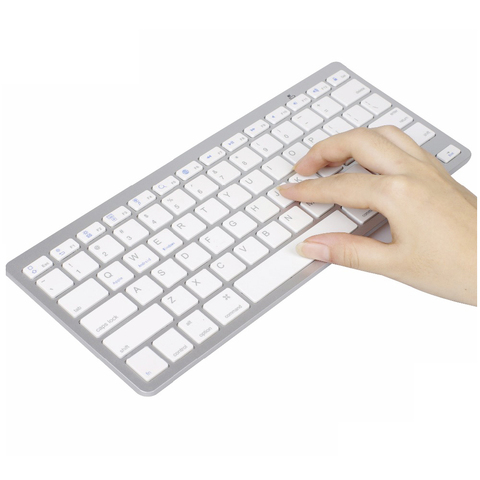 Ultra Slim Bluetooth Keyboard Mini Wireless Keyboard 78 Keys Russian/German/Korea/Spanish/FrenchFor Windows OS/Apple Mac/Android ► Photo 1/6