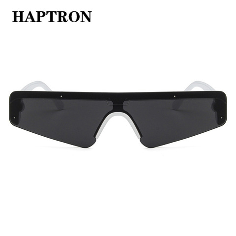 HAPTRON Fashion Half-Frame rectangle Square Sunglasses Women men Luxury Brand Retro hip hop hippie Driving Sun Glasses oculos ► Photo 1/6