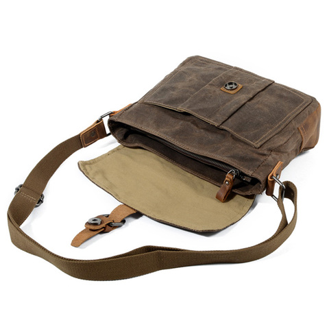 Crossbody Men'S Shoulder Bag Waterproof Canvas Bag Men'S Casual Messenger Bag ► Photo 1/5