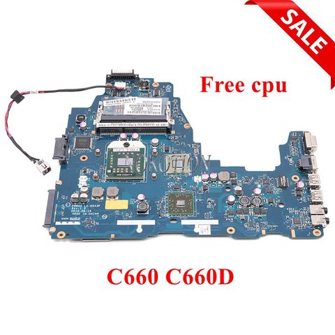 NOKOTION PWWAA LA-6843P MB K000111550 Main board For toshiba satellite c660 c660D Laptop motherboard ATI HD4200 DDR3 full tested ► Photo 1/6