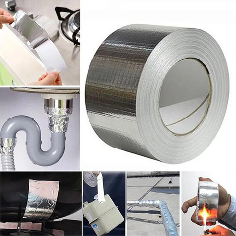 Newly Repair Tape Super Waterproof Butyl Rubber Aluminium Foil Tape Strong Adhesive ► Photo 1/6