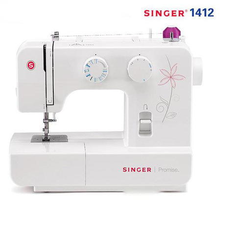 Sewing machine 1412 desktop electric multi-function clothes car eat thick simple selvedge household mini authentic ► Photo 1/1