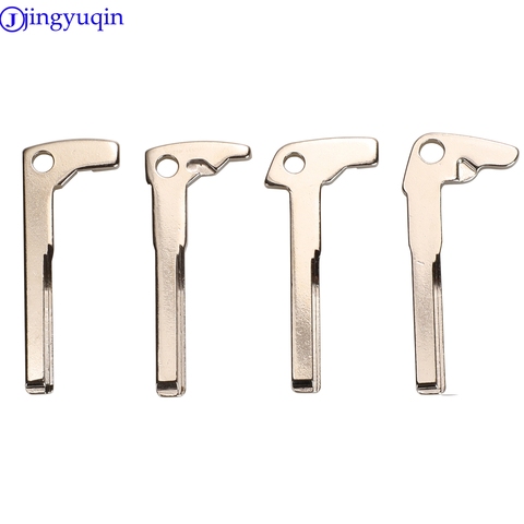 jingyuqin 1ps Remote New Arrival Smart Chrome Blank Key Replacement Uncut Blade lade Insert For Mercedes Benz uncut key blade ► Photo 1/5