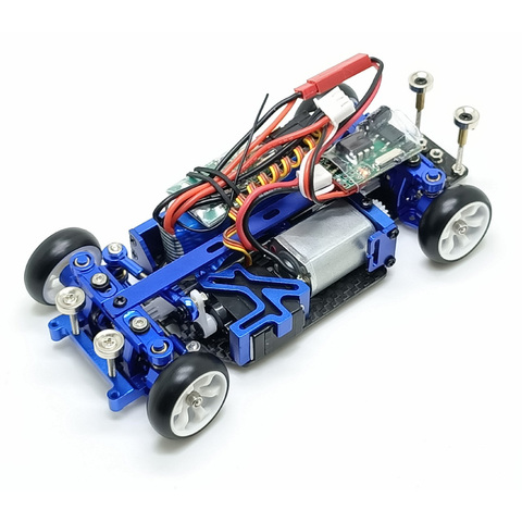 MINI-Q6 RTR 1/28 Upgraded version Metal difference POM tire Four drive drift Carbon Fiber Racing Brushed Brushless RC Car ► Photo 1/6