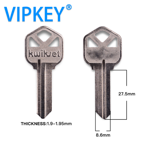 KW1 blank key house door keys ► Photo 1/3